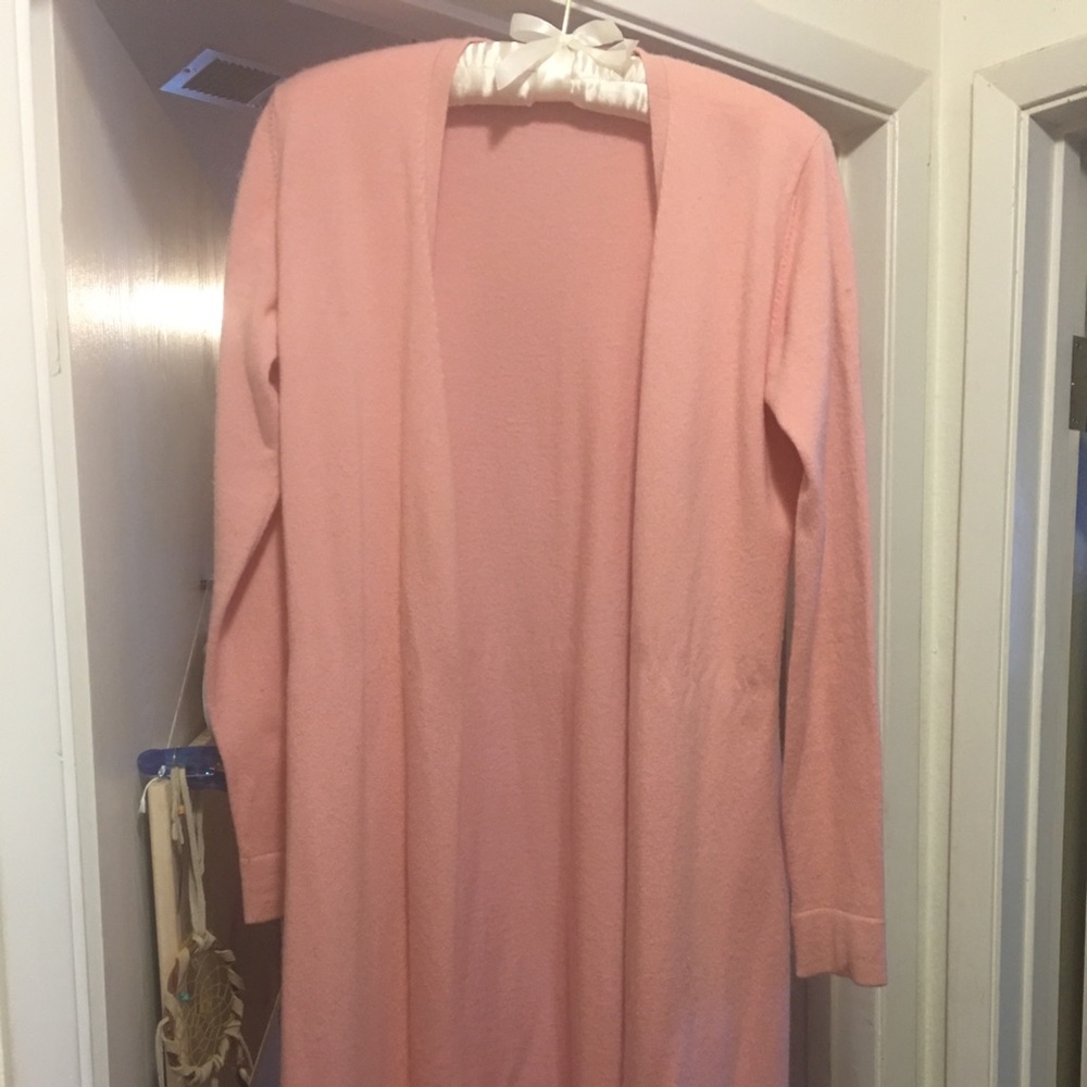Long cashmere sweater